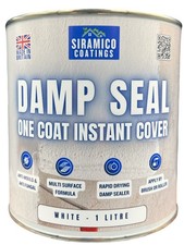 Siramico | Damp Seal One Coat | Matt | Weiß | 1 Liter | Einfache Anwendung