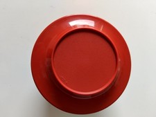 Vintage Tupperware 1436/07 Schüssel mit Deckel Servierplatte orange neu