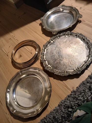 Silber versilberte tablett - 4,