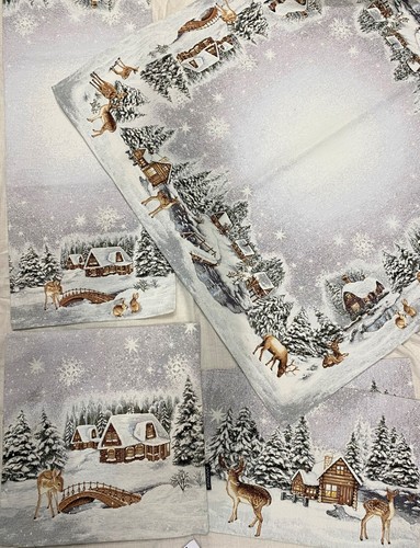 Gobelin weihnachten rehe - weihnachten,