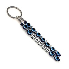 Schlüsselanhänger/Taschenbaumler mit Namen ❤️ NAZAR TÜRKISCHE AUGE ❤️ Unisex ❤️