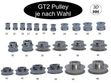 6mm GT2 Zahnrad Pulley Ritzel Scheibe ver. Zähne und ver. Ø GT-2 SOFORTVERSAND