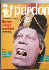 PARDON Satire Zeitschrift Magazin 1 Januar 1975