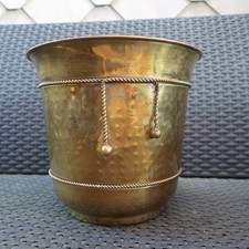 Großer Messing Blumentopf
