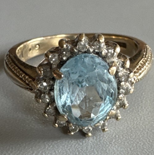 Cluster ring gelbgold 375 - cluster-ring, kt