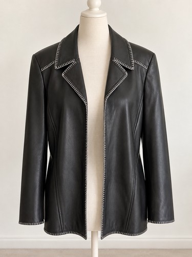 Escada lammnappa lederjacke - lammnappa,