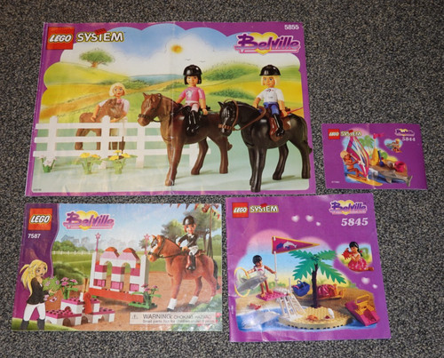 Lego bauanleitung belville - 4x,