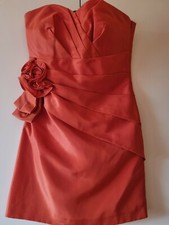 Ambiance Bustiekleid mit Bolero, lachs/orange. Gr.36- 38