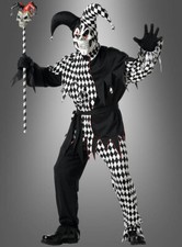 Gruseliges clown hofnarren - gruseliges,