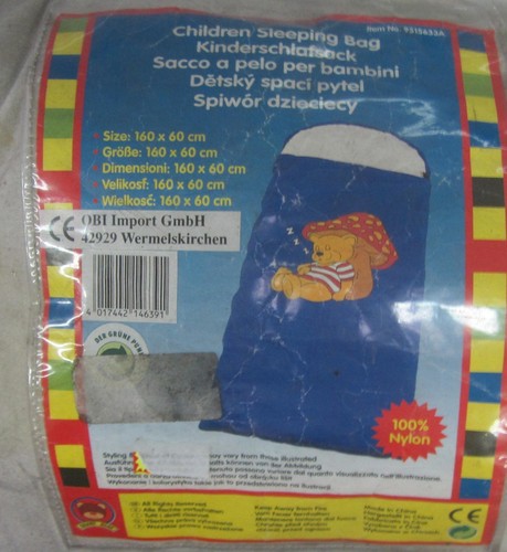 Bruno bear kinder schlafsack - bear,