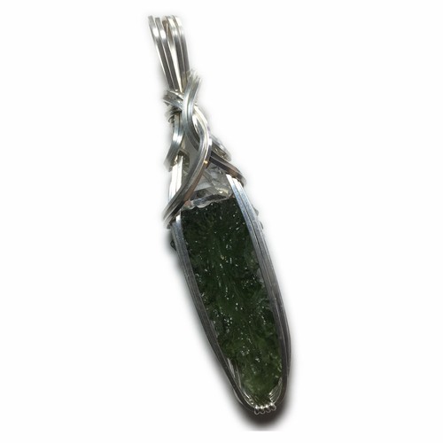 Moldavit mit herkimer kristall - mit,
