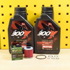 Suzuki RM-Z 250 07-23 / RM-Z 450 05-23 Öl Ölfilter Motul 300V 10w40 Motoröl RMZ