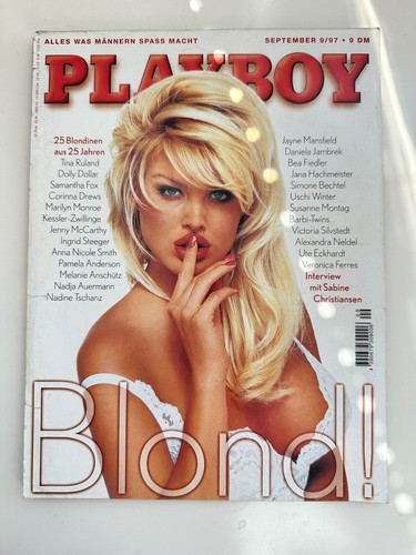 Playboy september 1997 blond - september,