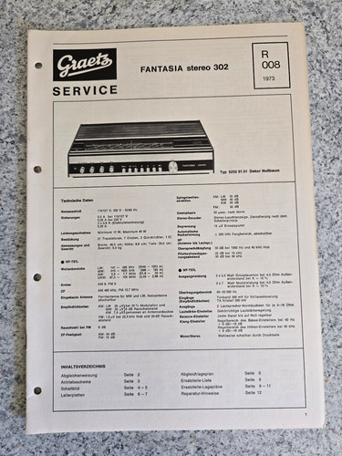 Original graetz service - graetz,