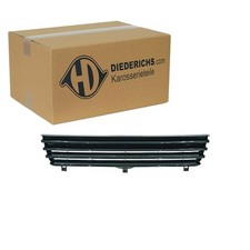 DIEDERICHS KÜHLERGRILL FRONT GRILL OHNE EMBLEM SCHWARZ passend für VW POLO 6N2