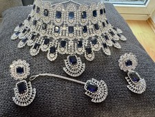 Bollywood Indisch Pakistanisch American diamond Bridel Set