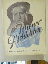 Musiknoten " Wiener G'schichten " für Akkordeon