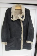 Lammfelljacke Winterjacke Damen Wild-Lederjacke  Mantel Pelz shearling  Gr.38