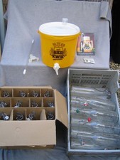 Brauzubehör Brauset Bierbrauset Bierherstellung Kit + 23 Glas Bügelflaschen 1 L