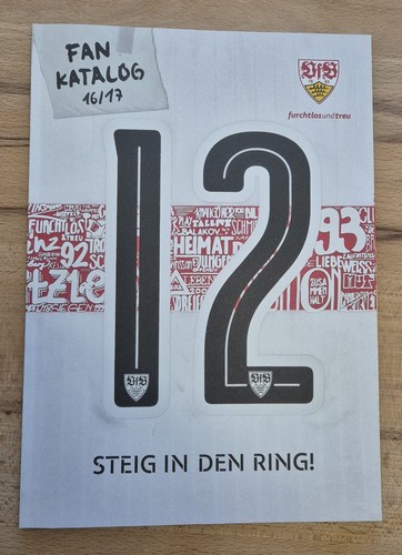 Fußball programmheft vfb - fußball-programmheft,