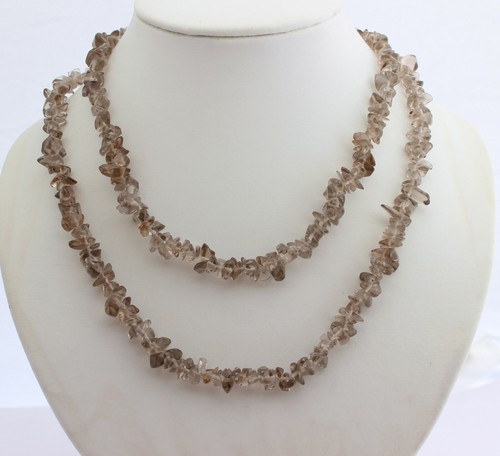Rauchquarz edelstein kette - edelstein,