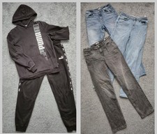 Jungen Hosen Jeans Gr.170 176 Jogginganzug Pullover - PUMA / JACK&JONES ...