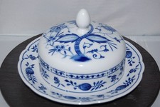 Butterdose rund Zwiebelmuster