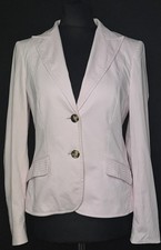 Rena Lange Baumwolle Blazer Gr 38 Rosa Jackett Sakko Jacke