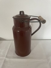 Alte Milchkanne Emailliert Mit