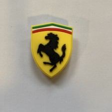 1x Schuhstecker Schuh Charms für Clogs/Crocs Schuhpin Ferrari