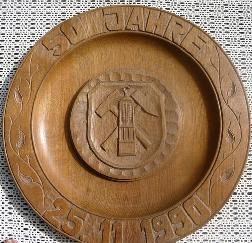 Bergbau jubiläumsteller - bergbau,