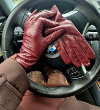 Wildleder Handschuhe Gr. M  Getragen