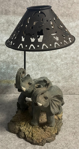 Elefanten teelicht lampe - elefanten,