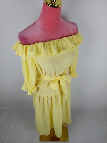 Kleid 36 gelb shein - gr.,
