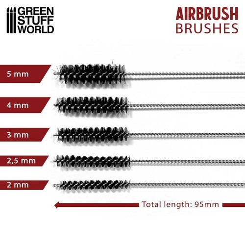 Airbrush-Reinigungsbürsten-Se