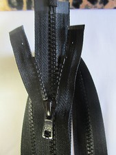 1 Stück Teilbaren Vislon Reißverschluss Schwarz 80 cm von YKK          (KS YKK80