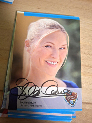 Autogrammkarte signiert