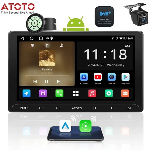 Atoto dab 2din android - atoto, 10"