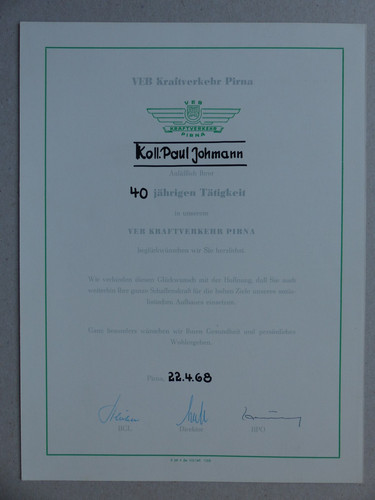 Veb kraftverkehr pirna - veb,