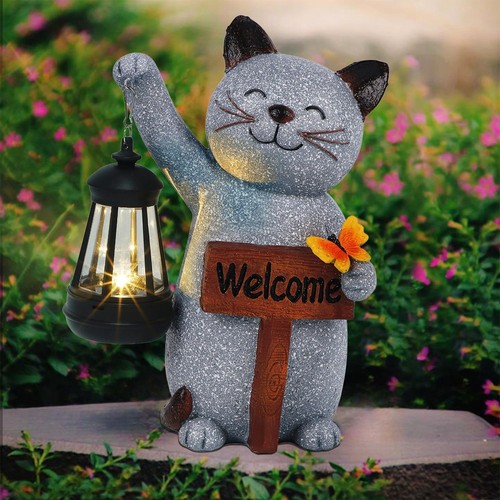 Katze gartenfiguren für - gartenfiguren,