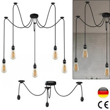 Retro Spinne Hängelampe E27