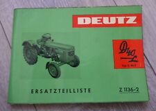 Deutz Schlepper D40.2 (F3L812 Motor) Ersatzteilliste
