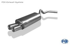  Sportauspuff VW Polo 6N 2x76 rund mit Abs.