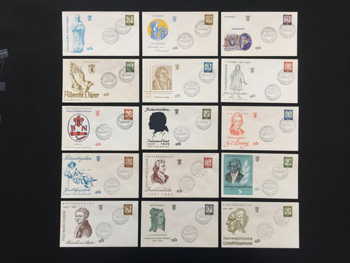 Berlin fdc bedeutende - , "bedeutende