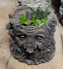 Steinfigur Garten - Topf