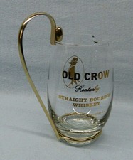 17059. Wasserkrug  Old Crow Whiskey Whisky Kentucky  Glas
