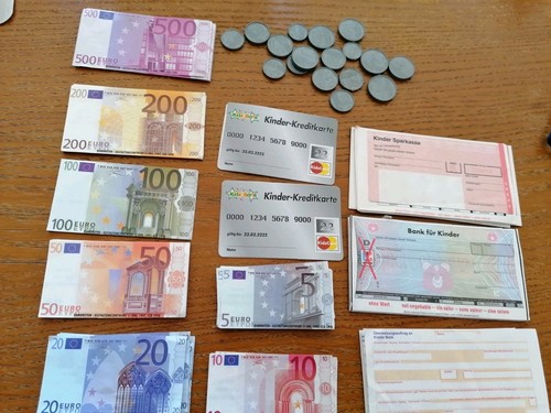 Zubehör kinder kaufladen euro - zubehör,