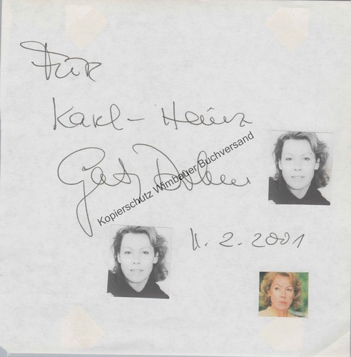 Original autogramm gaby dohm - autogramm,