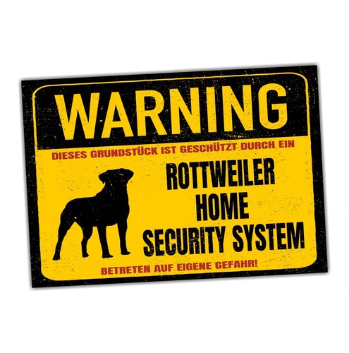 Rottweiler dog schild warning - dog,