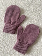 Kinder Handschuhe Mädchen Gr 98-104 Altrosa